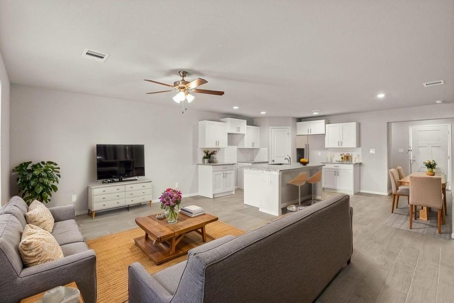 Furnished interior view inside a new home in , Houston (Image 4). Furnished interior view inside a new home in , Houston (Image 4).