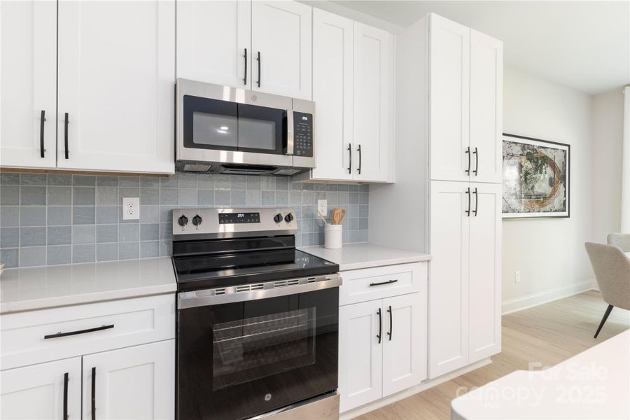 Close-up of interior finishes inside a home in , Charlotte (Image 19).