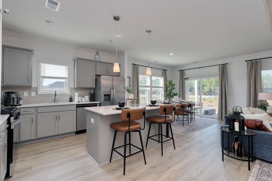 Furnished interior view inside a new home in , Manning (Image 16).