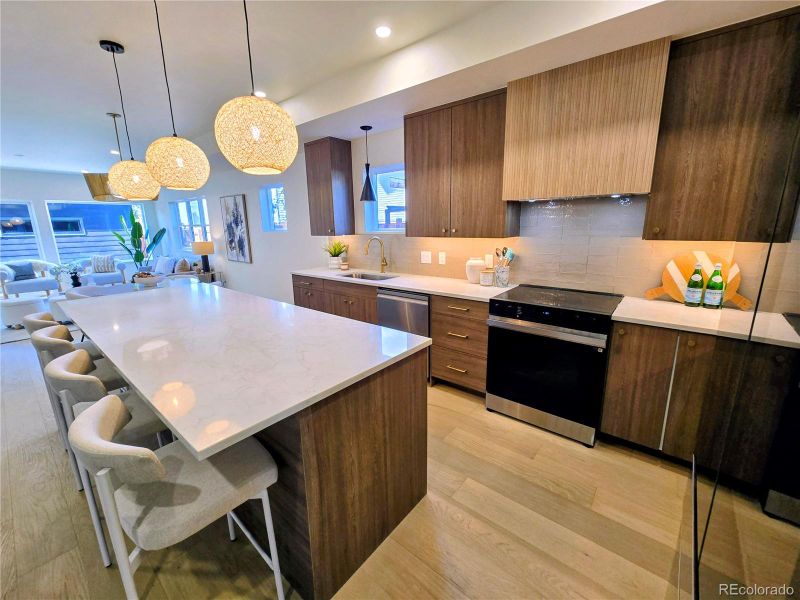 Furnished interior view inside a new home in , Denver (Image 10). Furnished interior view inside a new home in , Denver (Image 10).