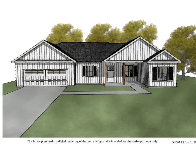 Exterior rendering of this home design in , Bandera, TX (Image 3).
