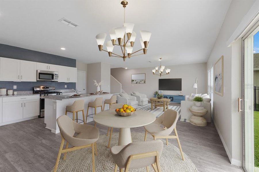 Furnished interior view inside a new home in , Parrish (Image 4).