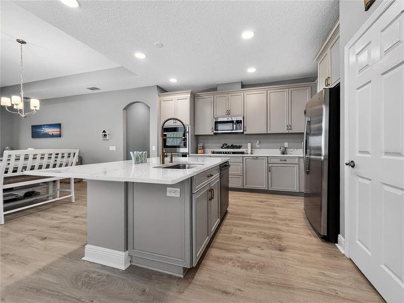 Furnished interior view inside a new home in Shortgrass at Two Rivers, Zephyrhills (Image 15).