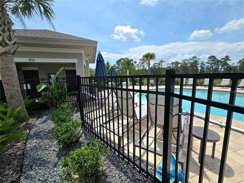 Exterior details and patio area of a home in , Haines City (Image 21).