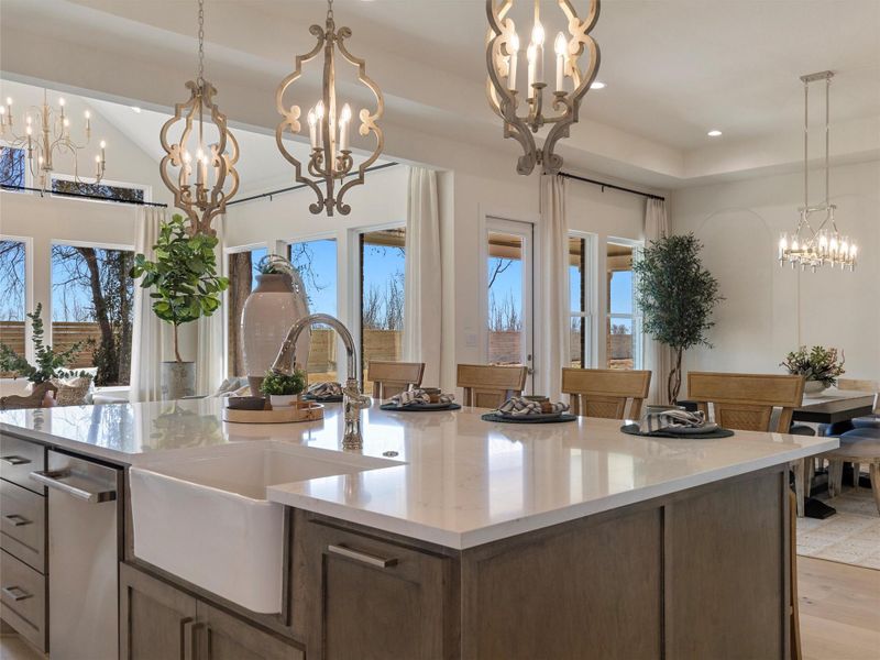 Furnished interior view inside a new home in , Smithville (Image 31).