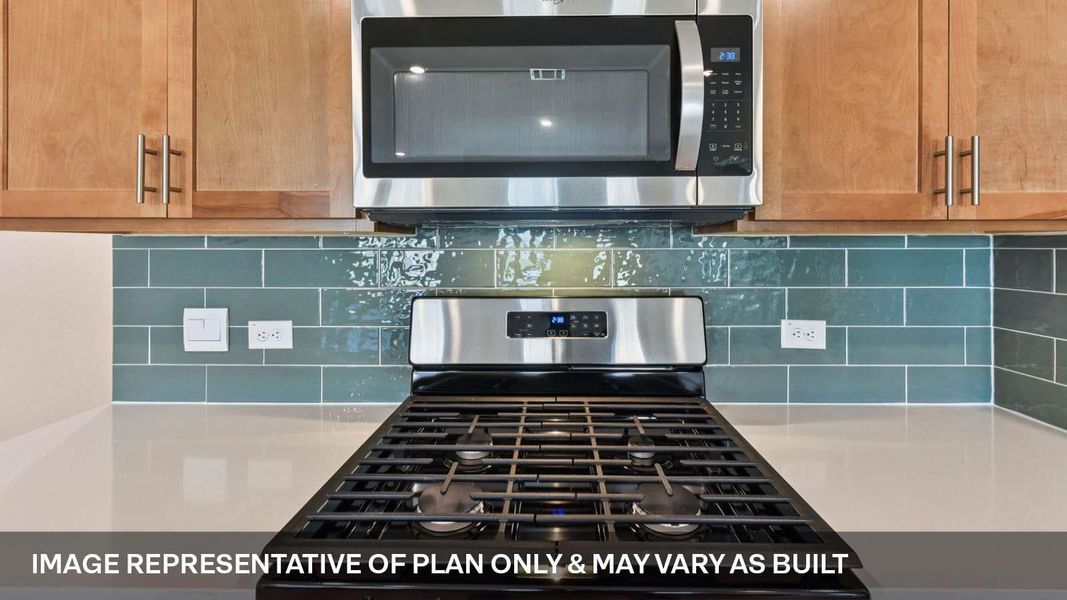 Close-up of interior finishes inside a home in Carillon, Manor (Image 9).