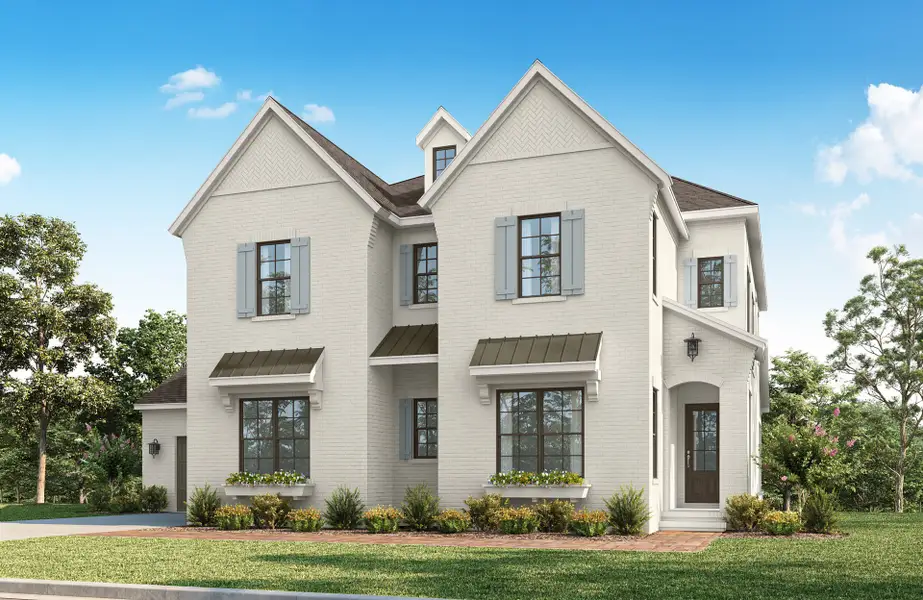 Representative exterior photo of a completed home built from the Laguna Sur by Classica Homes in The Ranch at The Palisades, Charlotte, NC (Image 28).