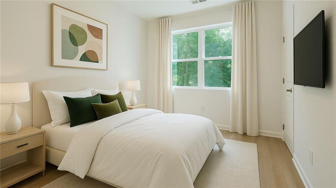 Furnished interior view inside a new home in Benteen Reserve, Atlanta (Image 7).