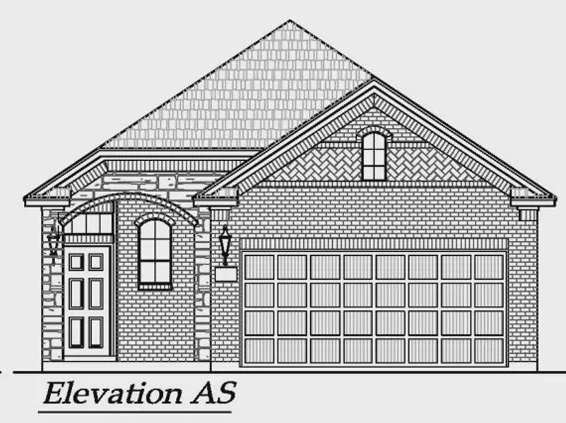 Exterior rendering of this home design in Heartland 40's, Heartland, TX (Image 4).