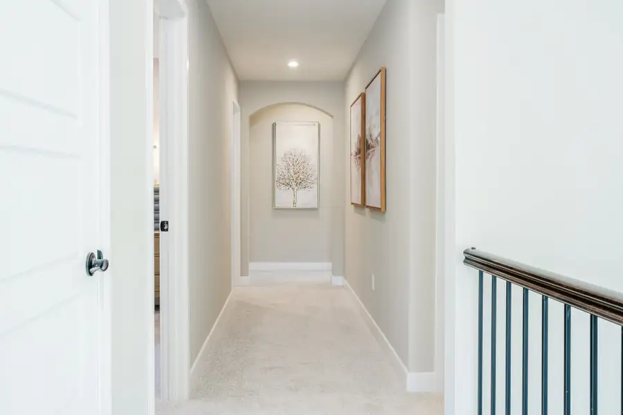 Representative unfurnished interior of a home built from the Grandin by Fischer Homes in The Dunes at Sandbar, Santa Rosa Beach (Image 20).