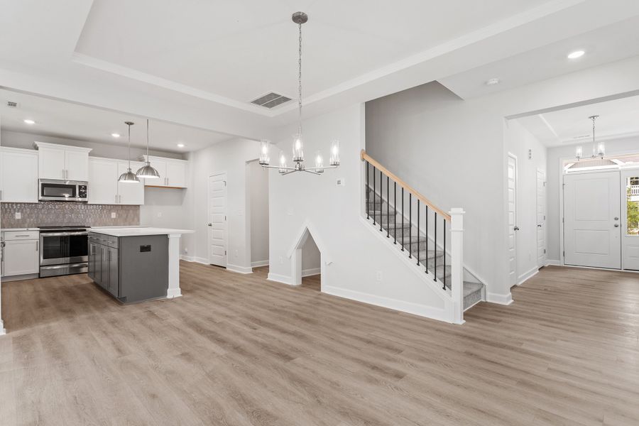 Spacious, unfurnished interior of a new home in Renaissance at White Oak, Garner (Image 21). Spacious, unfurnished interior of a new home in Renaissance at White Oak, Garner (Image 21).