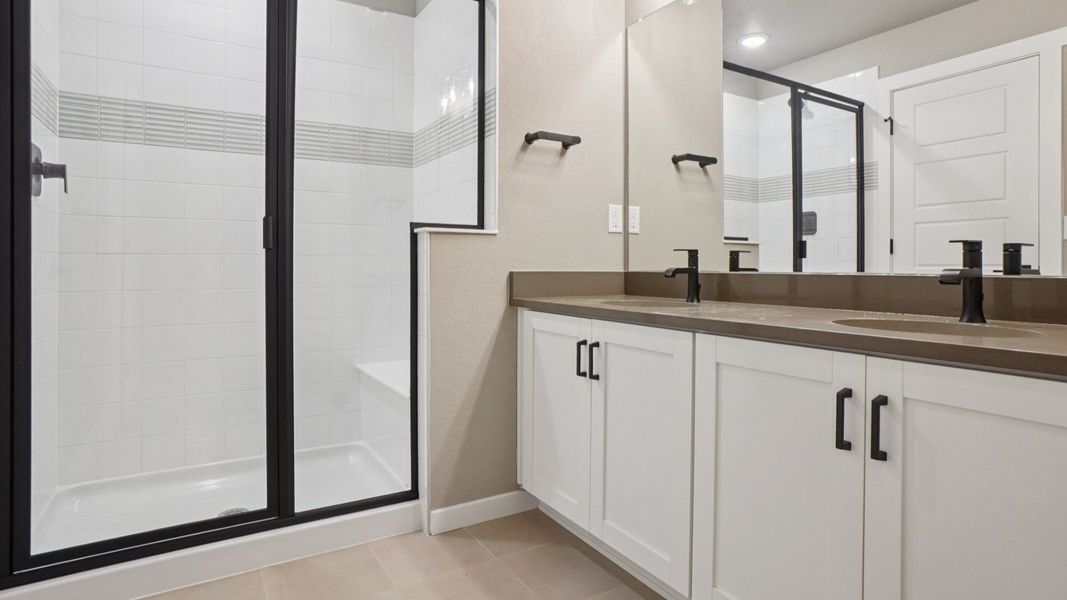 Furnished interior view inside a new home in Windler Townhomes, Aurora (Image 35).