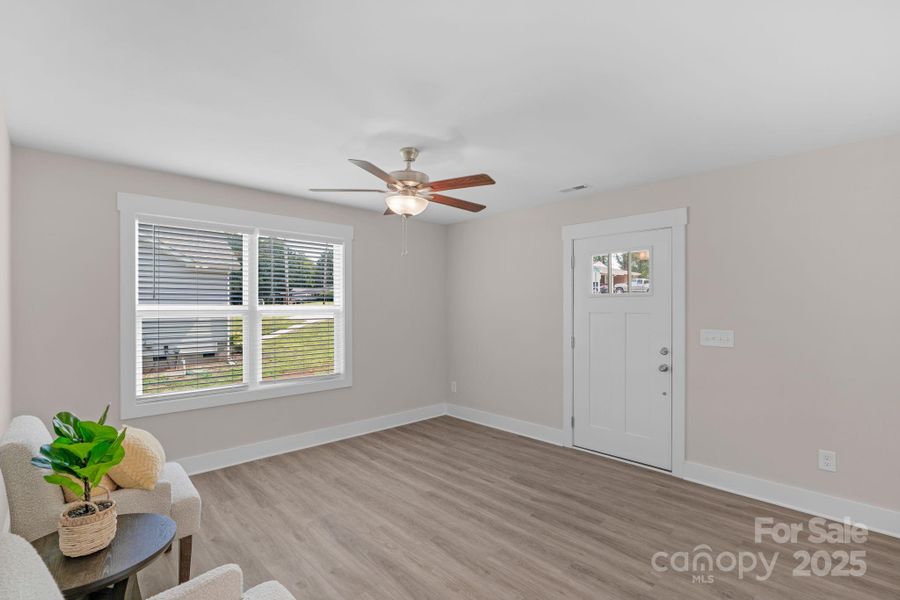 entrance & living room