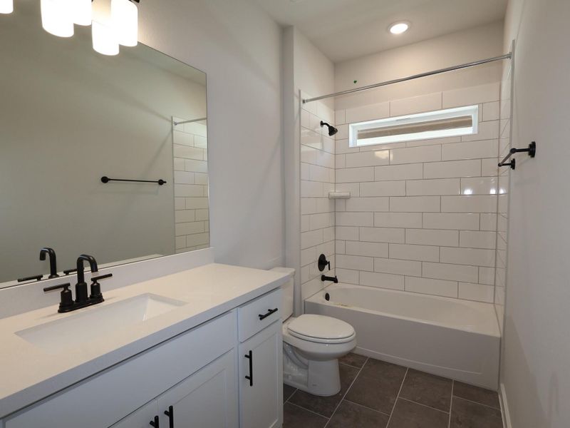 Furnished interior view inside a new home in Edgewood, Leander (Image 8). Furnished interior view inside a new home in Edgewood, Leander (Image 8).