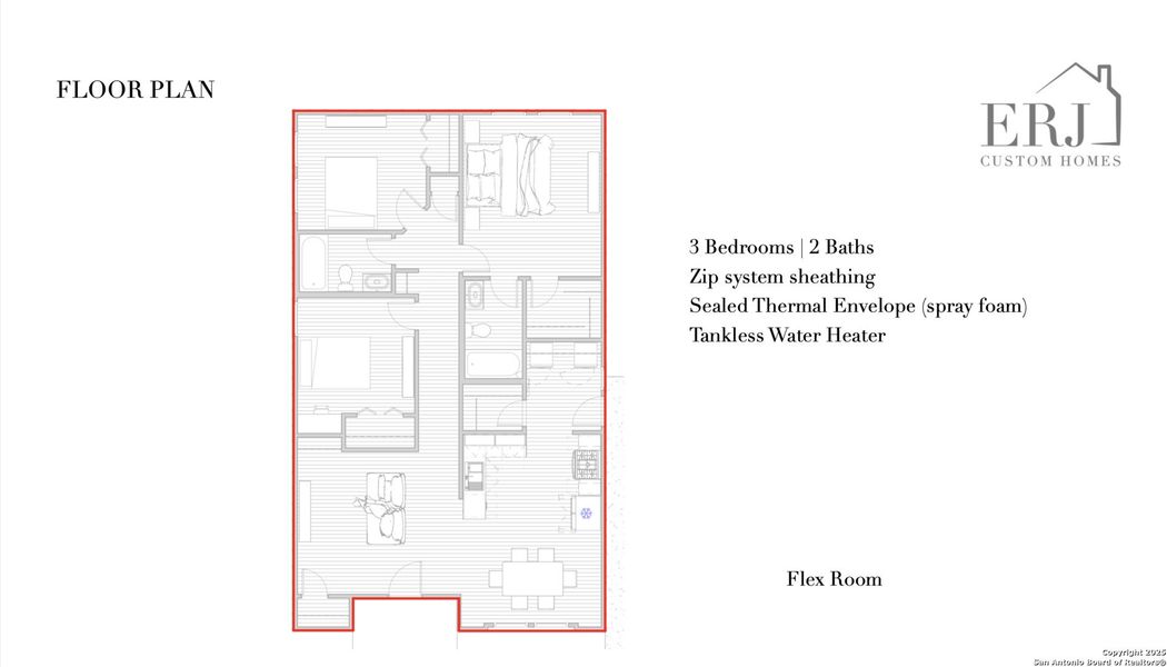 2D floor plan layout of this home in , San Antonio, TX (Image 4). 2D floor plan layout of this home in , San Antonio, TX (Image 4).