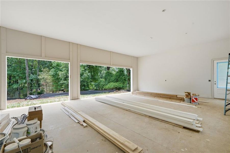 In-progress construction of a new home in , Marietta, GA (Image 17).