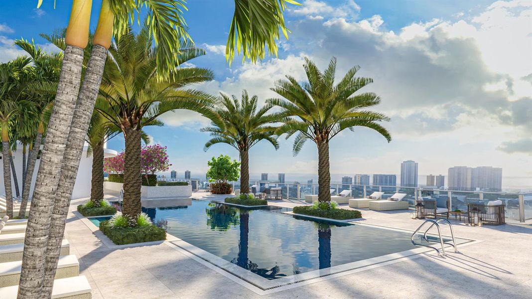 ROOFTOP POOL RENDERING