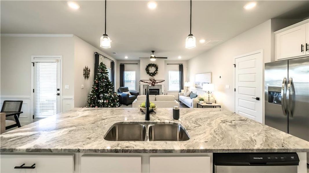 Furnished interior view inside a new home in Canterbury Villas, Carrollton (Image 41).
