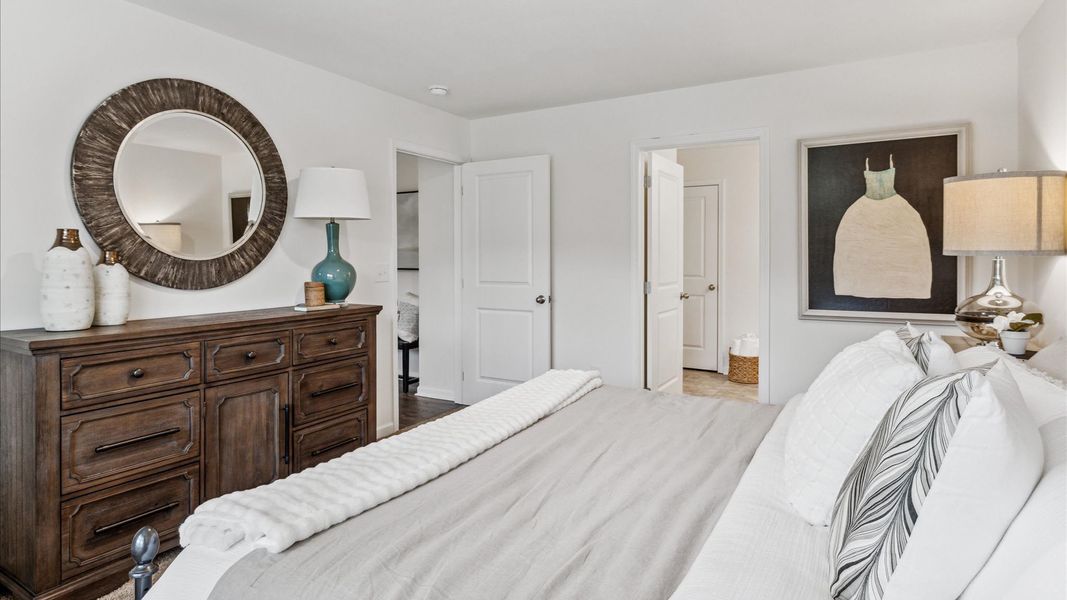 Representative furnished interior of a home built from the Cali by D.R. Horton in Fox Hollow, Dalton (Image 23). Representative furnished interior of a home built from the Cali by D.R. Horton in Fox Hollow, Dalton (Image 23).