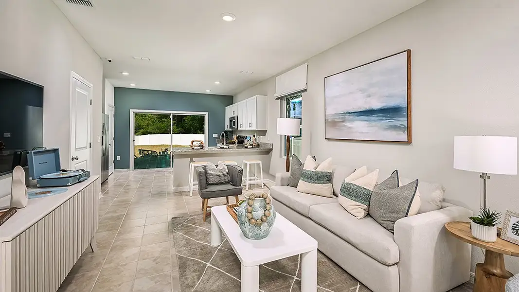 Furnished interior view inside a new home in Sabal Terrace, Jacksonville (Image 10).