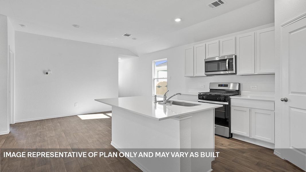 Furnished interior view inside a new home in Marigold, Kyle (Image 6).