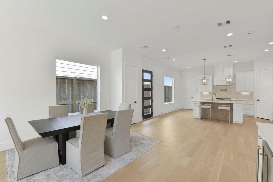 Furnished interior view inside a new home in , Houston (Image 3).