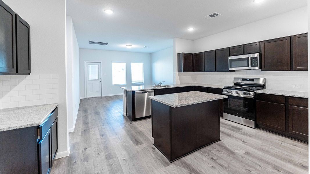 Furnished interior view inside a new home in Sunset Oaks, Maxwell (Image 4).