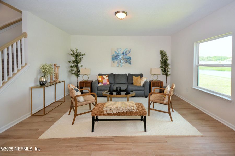 Furnished interior view inside a new home in , Jacksonville (Image 8).