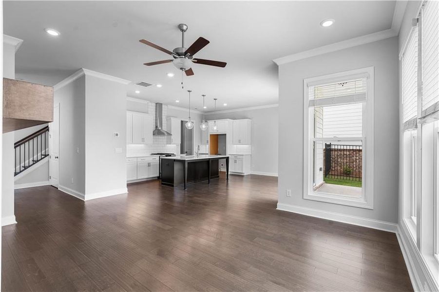 Spacious, unfurnished interior of a new home in Palisades Single Family, Cumming (Image 19).