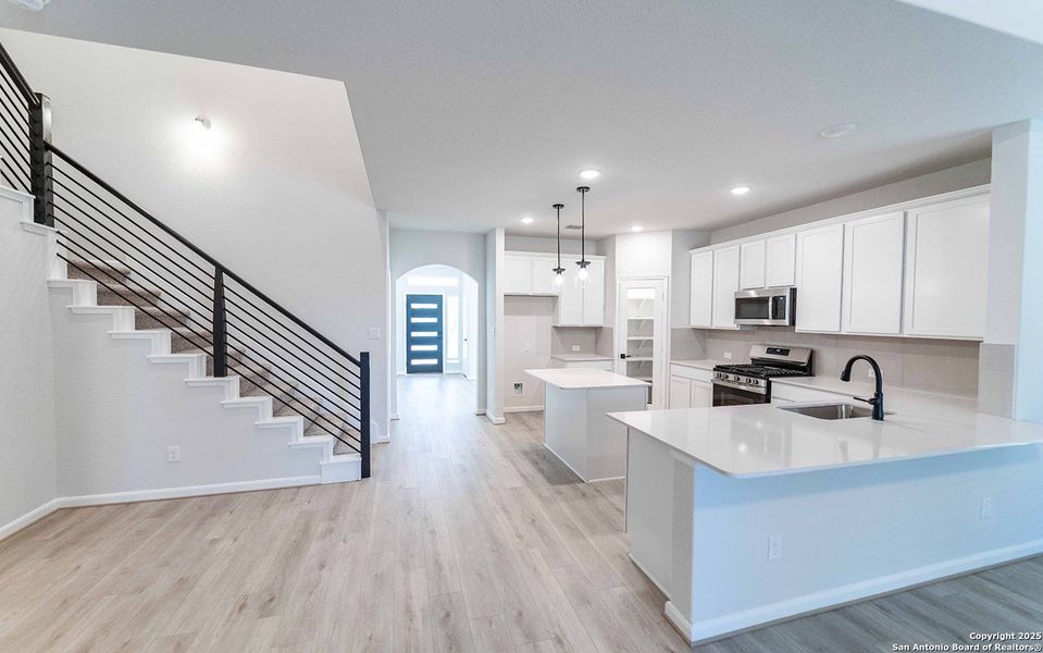 Furnished interior view inside a new home in Arcadia Ridge, San Antonio (Image 3). Furnished interior view inside a new home in Arcadia Ridge, San Antonio (Image 3).