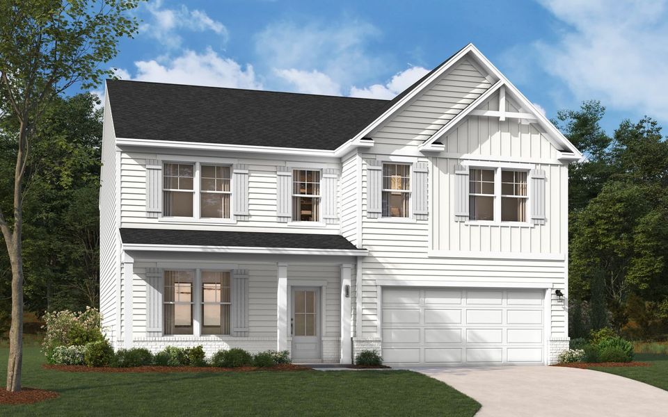 Representative exterior photo of a completed home built from the The Lambert by Stanley Martin Homes in Portrait Hills, Aiken, SC (Image 20).