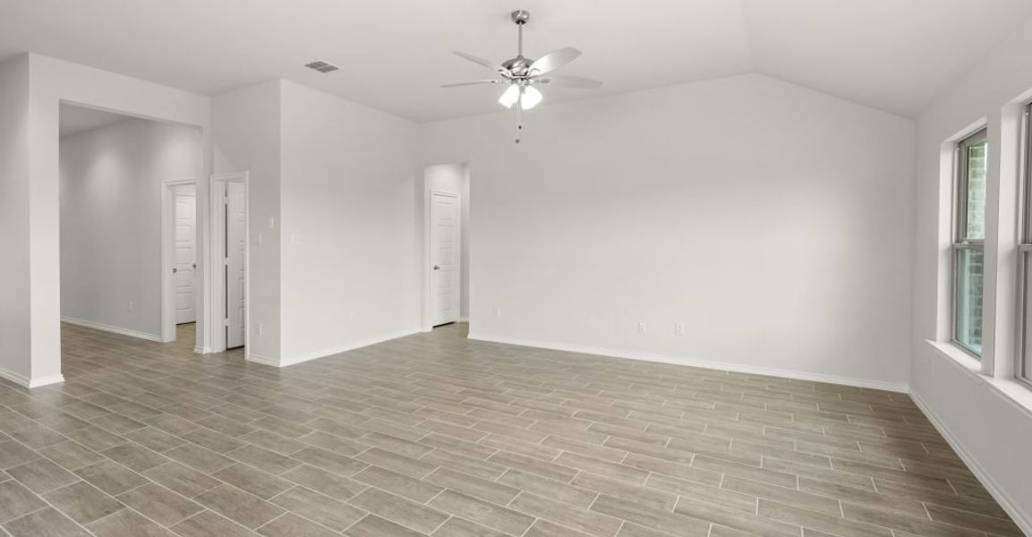 Representative exterior photo of a completed home built from the Atlanta by Impression Homes in Baker Farms, Cleburne, TX (Image 12). Representative exterior photo of a completed home built from the Atlanta by Impression Homes in Baker Farms, Cleburne, TX (Image 12).