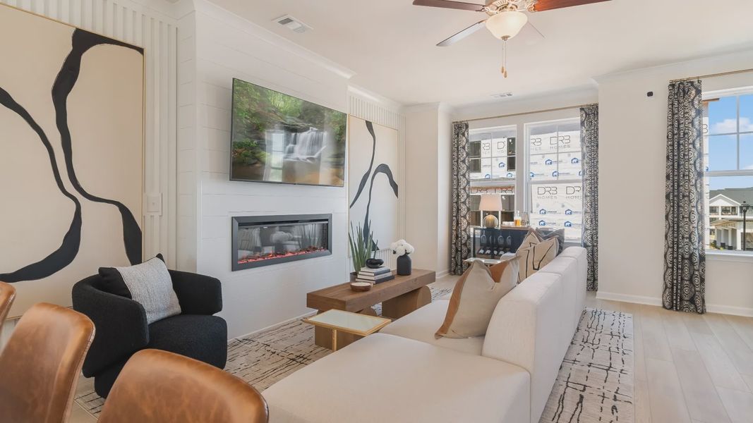 Furnished interior view inside a new home in Silverock, McDonough (Image 16).