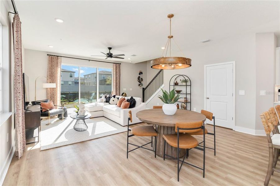 Furnished interior view inside a new home in Magnolia Reserve, Ocoee (Image 12).