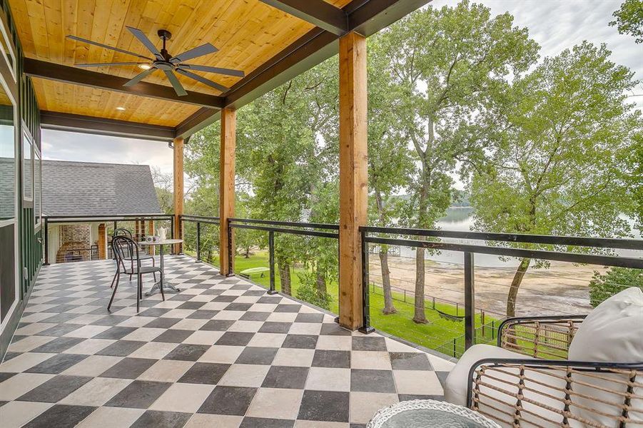 Exterior details and patio area of a home in , Weatherford (Image 3).