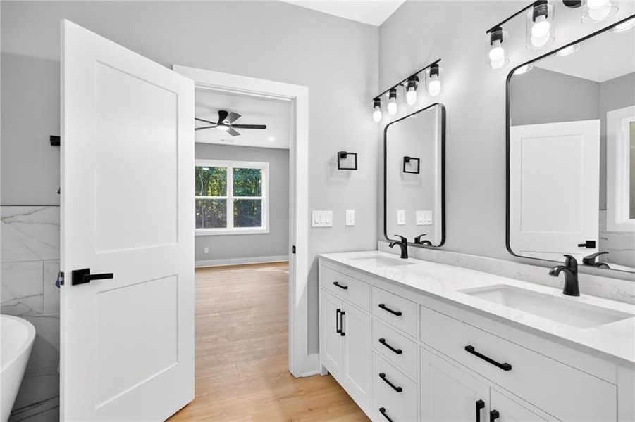 Furnished interior view inside a new home in , Covington (Image 13).