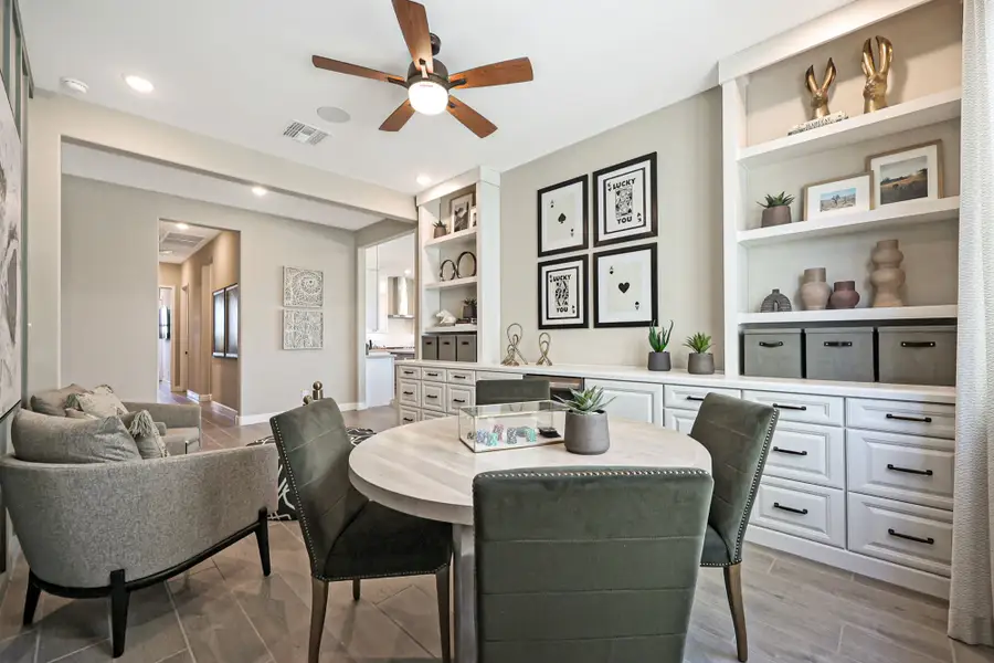Representative furnished interior of a home built from the Kelly by Mattamy Homes in Empire Pointe, Queen Creek (Image 18).