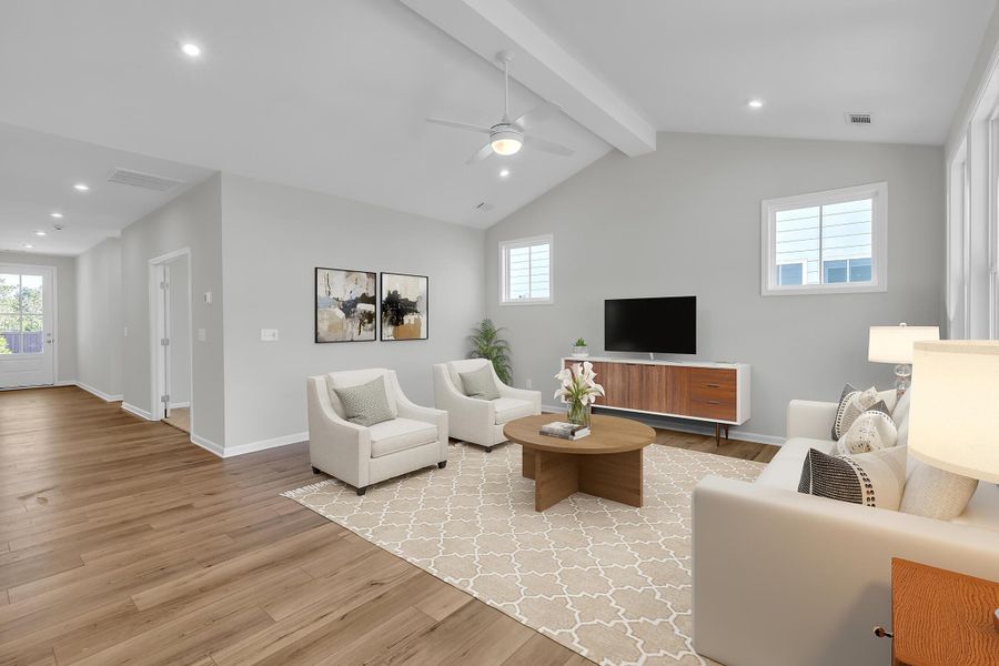 Furnished interior view inside a new home in Social Circle, Chattanooga (Image 6).