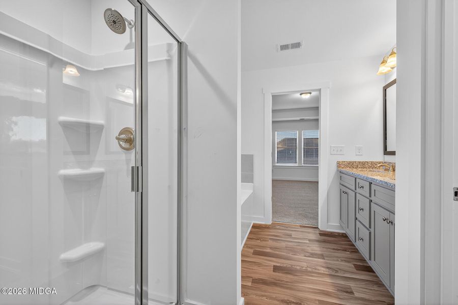 Furnished interior view inside a new home in Langston Place, Perry (Image 11).