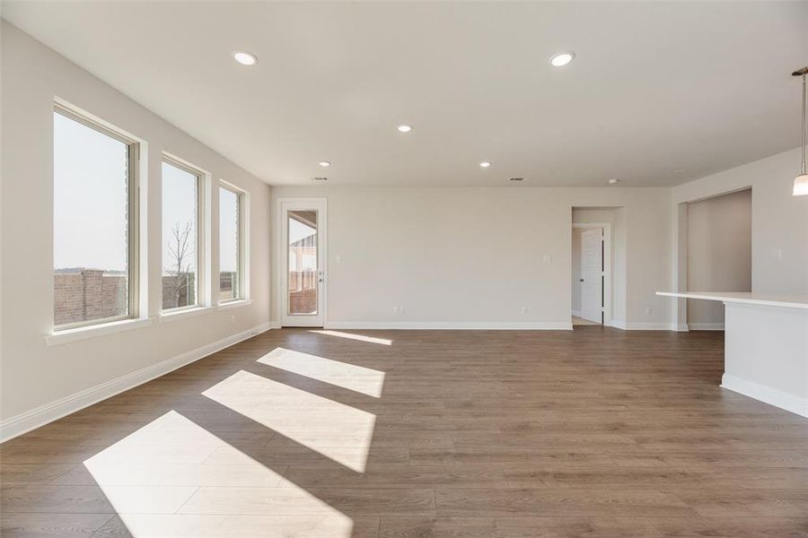 Spacious, unfurnished interior of a new home in Villages of Hurricane Creek, Anna (Image 26). Spacious, unfurnished interior of a new home in Villages of Hurricane Creek, Anna (Image 26).