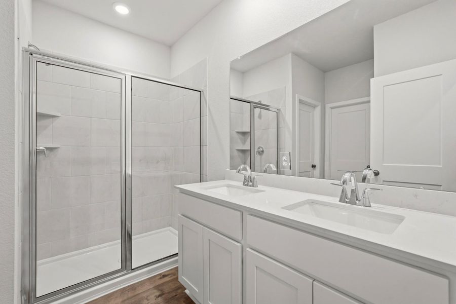 Furnished interior view inside a new home in Paloma at Sanford Farms, Waller (Image 5).