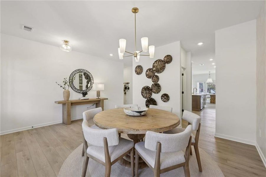 Furnished interior view inside a new home in Arbors at Richland Creek, Buford (Image 35). Furnished interior view inside a new home in Arbors at Richland Creek, Buford (Image 35).