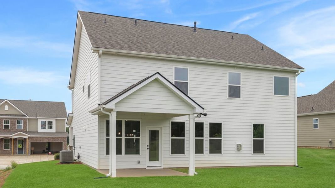 Exterior details and patio area of a home in Harrison Valley, Simpsonville (Image 4).
