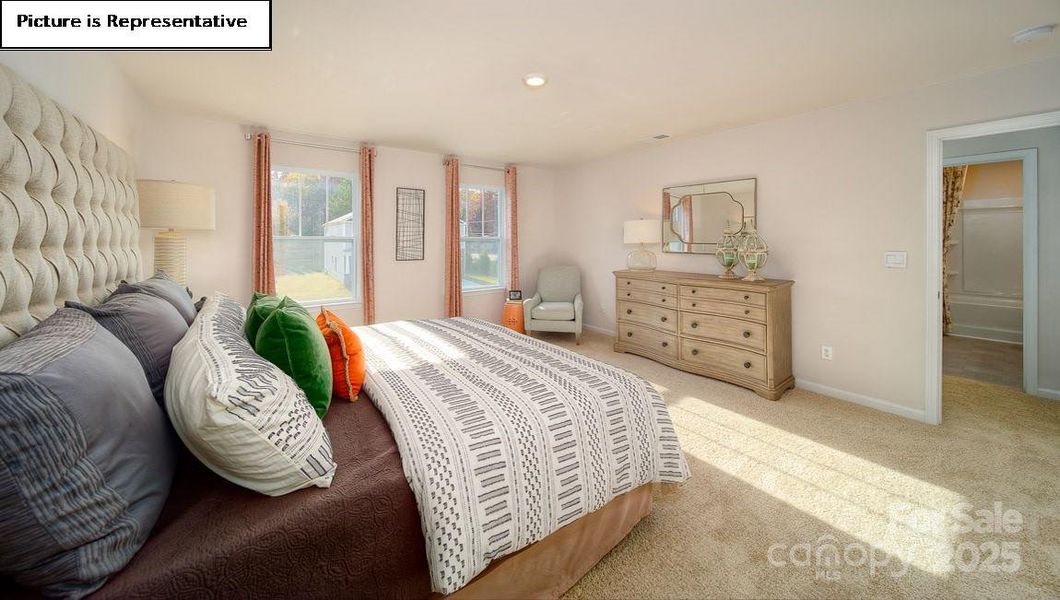 Furnished interior view inside a new home in Lakeshore at Windstone, Mooresville (Image 16).