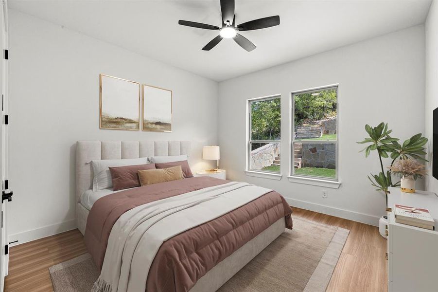 Furnished interior view inside a new home in , Fort Worth (Image 9).