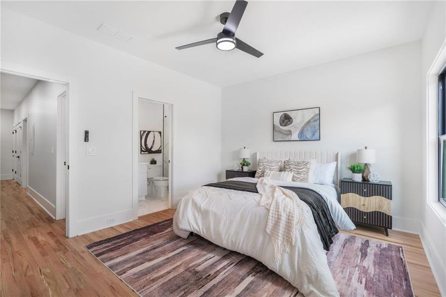 Furnished interior view inside a new home in , Atlanta (Image 18).