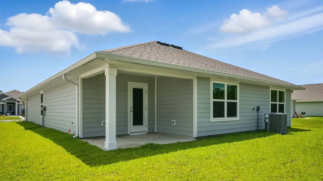 Exterior details and patio area of a home in Palmetto Bluff, Port Saint Joe (Image 3).