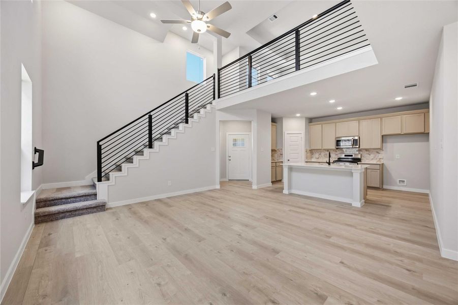 Spacious, unfurnished interior of a new home in Bluebonnet Village, Bellville (Image 18). Spacious, unfurnished interior of a new home in Bluebonnet Village, Bellville (Image 18).