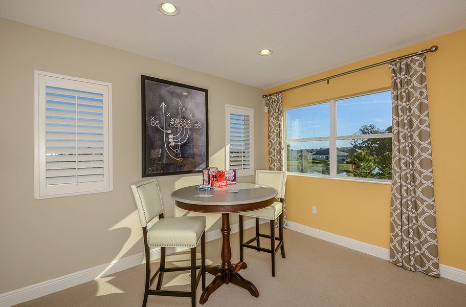 Furnished interior view inside a new home in Tide Marsh, Fort Myers (Image 19). Furnished interior view inside a new home in Tide Marsh, Fort Myers (Image 19).