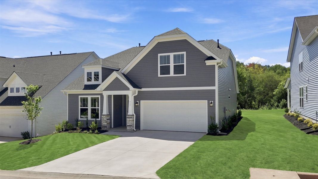 Highly desirable exterior with refined craftsmanship in a reputable neighborhood in Spartanburg, SC